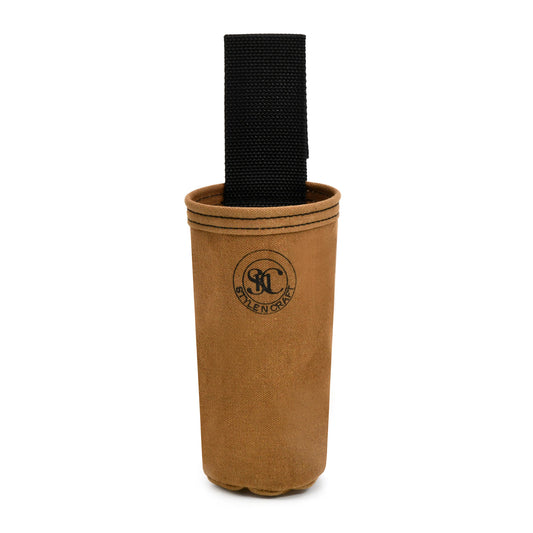 Style n Craft 97022 - Spray Paint Can Holder in Heavy Duty Brown Waterproof Canvas - Front View