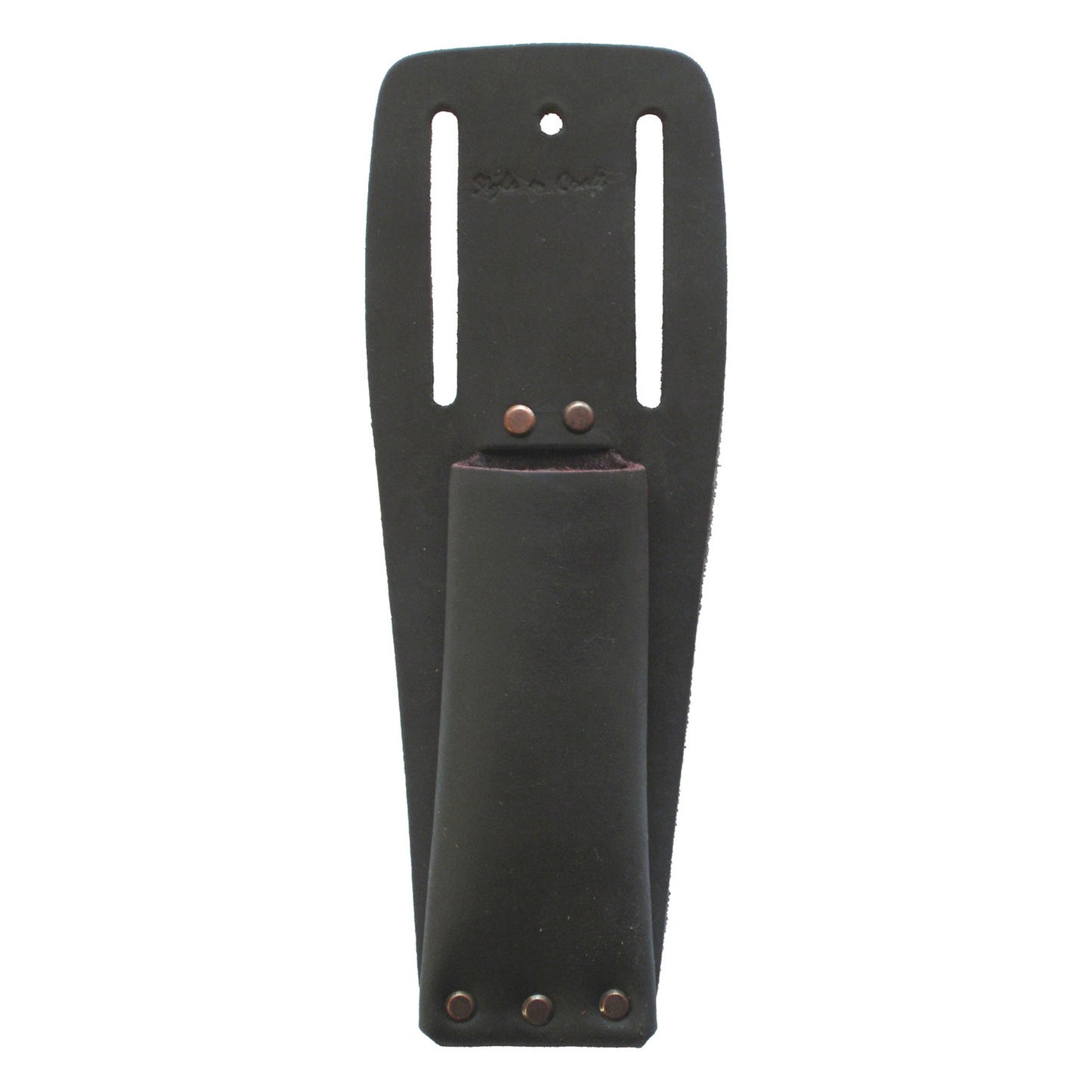 Utility Knife Sheath in Heavy Duty Full Grain Oiled Leather - Style # 70010