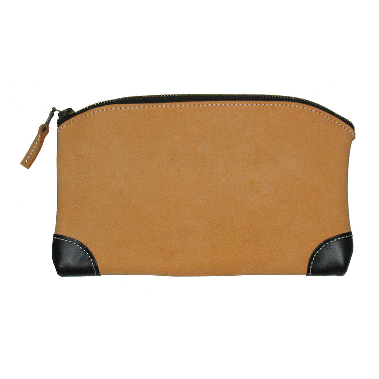 Multi Purpose Zippered Bag in Top Grain Leather