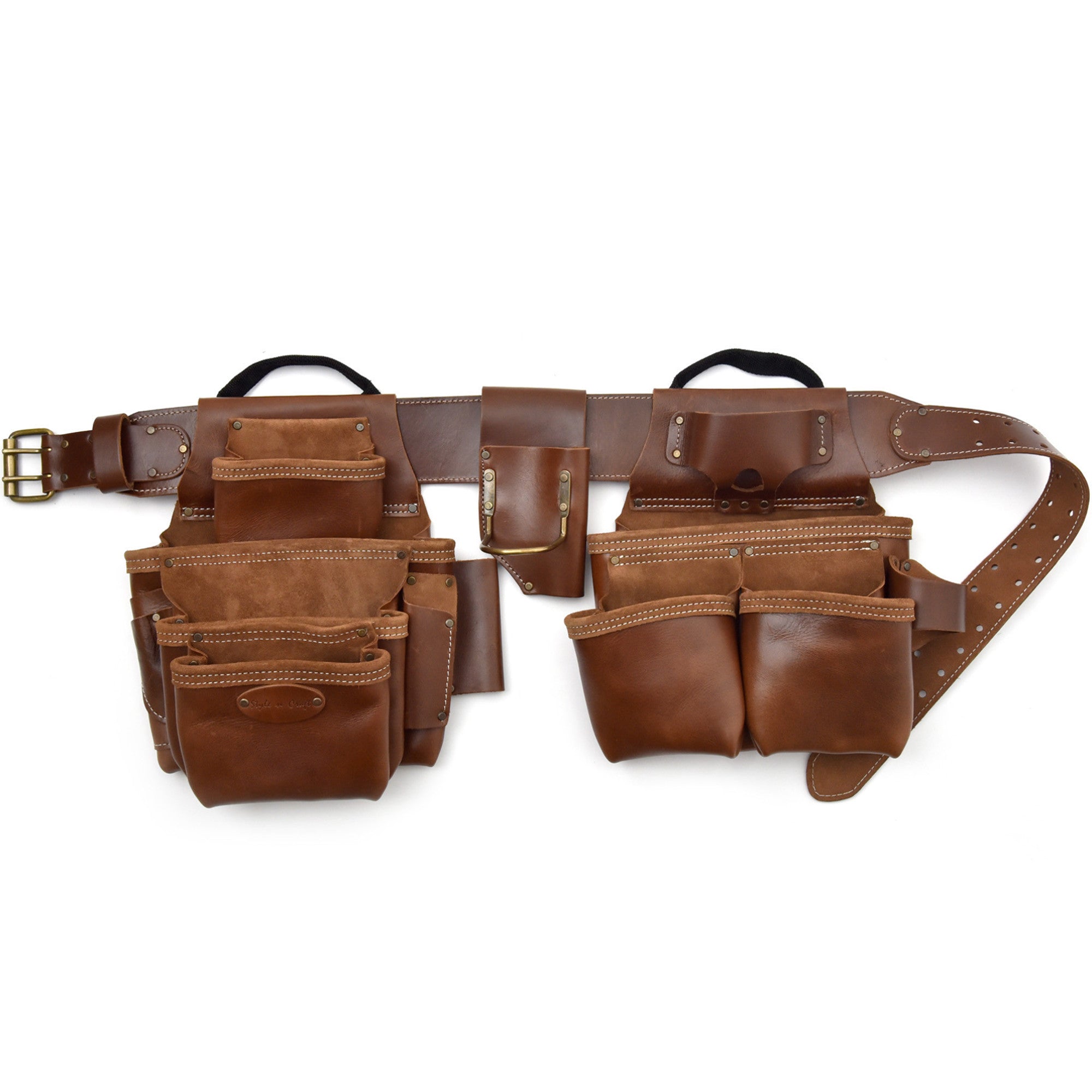 4 Piece 19 Pocket Framer's Combo in Grain Leather | Style n Craft | #98444