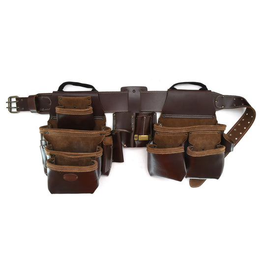 Style n Craft 98454 - 4 Piece 22 Pocket Pro Framer's Combo in Full Grain Leather - Front View