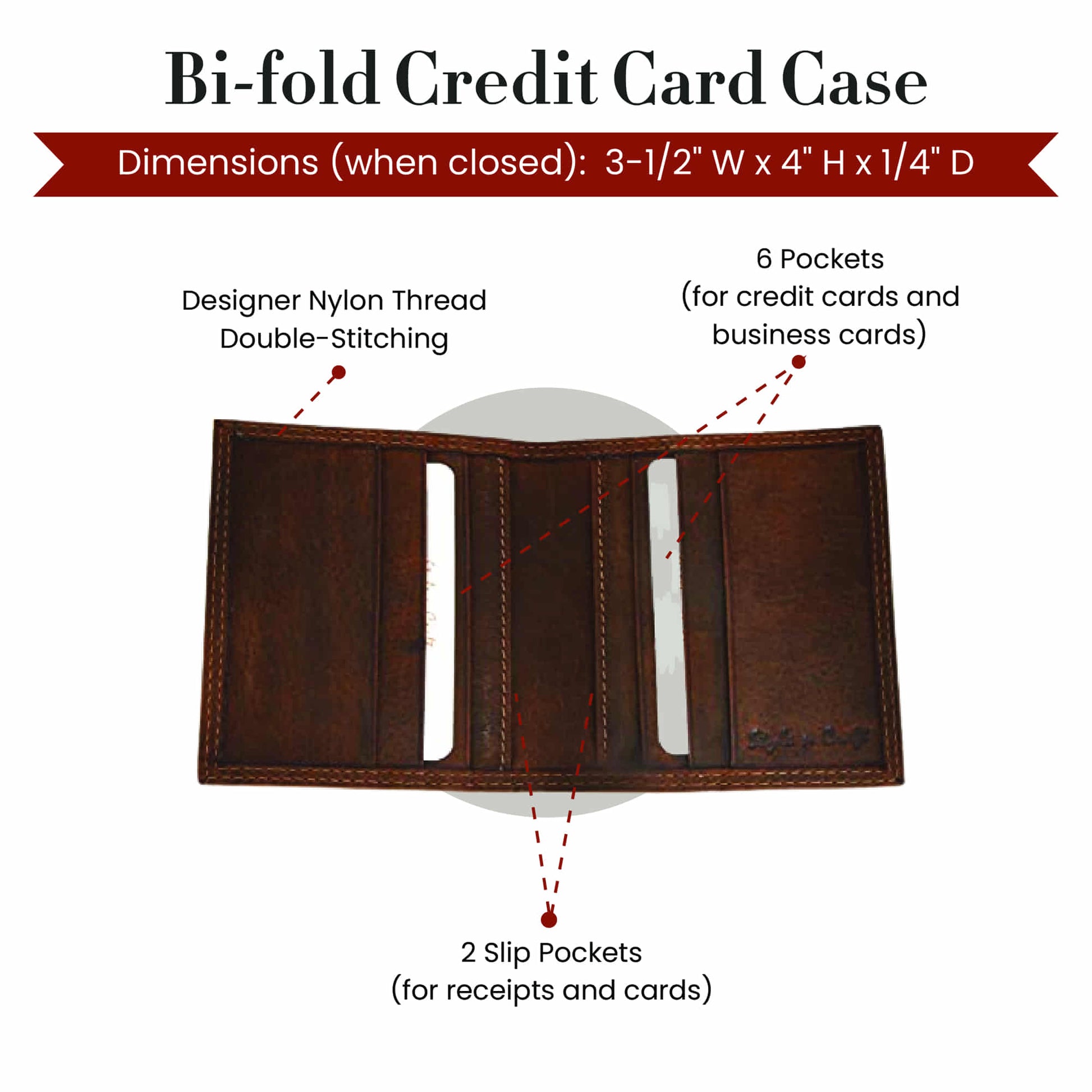 Bi-Fold Case for Business Cards