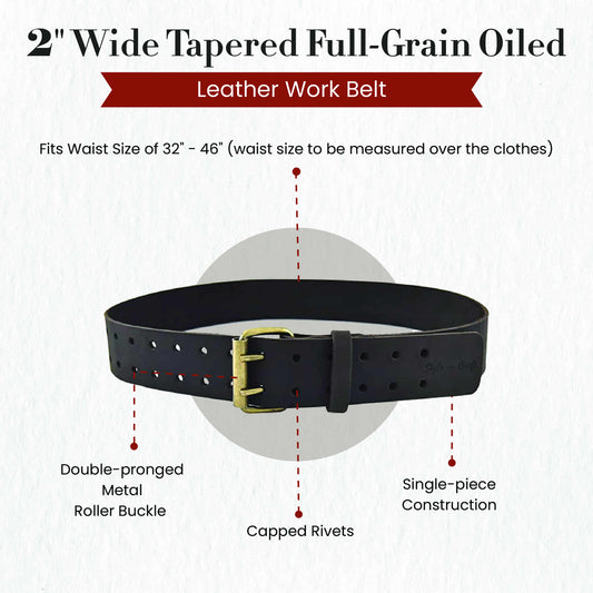 Buy Heavy Duty Leather Tool Work Belt And Suspenders – Style n Craft