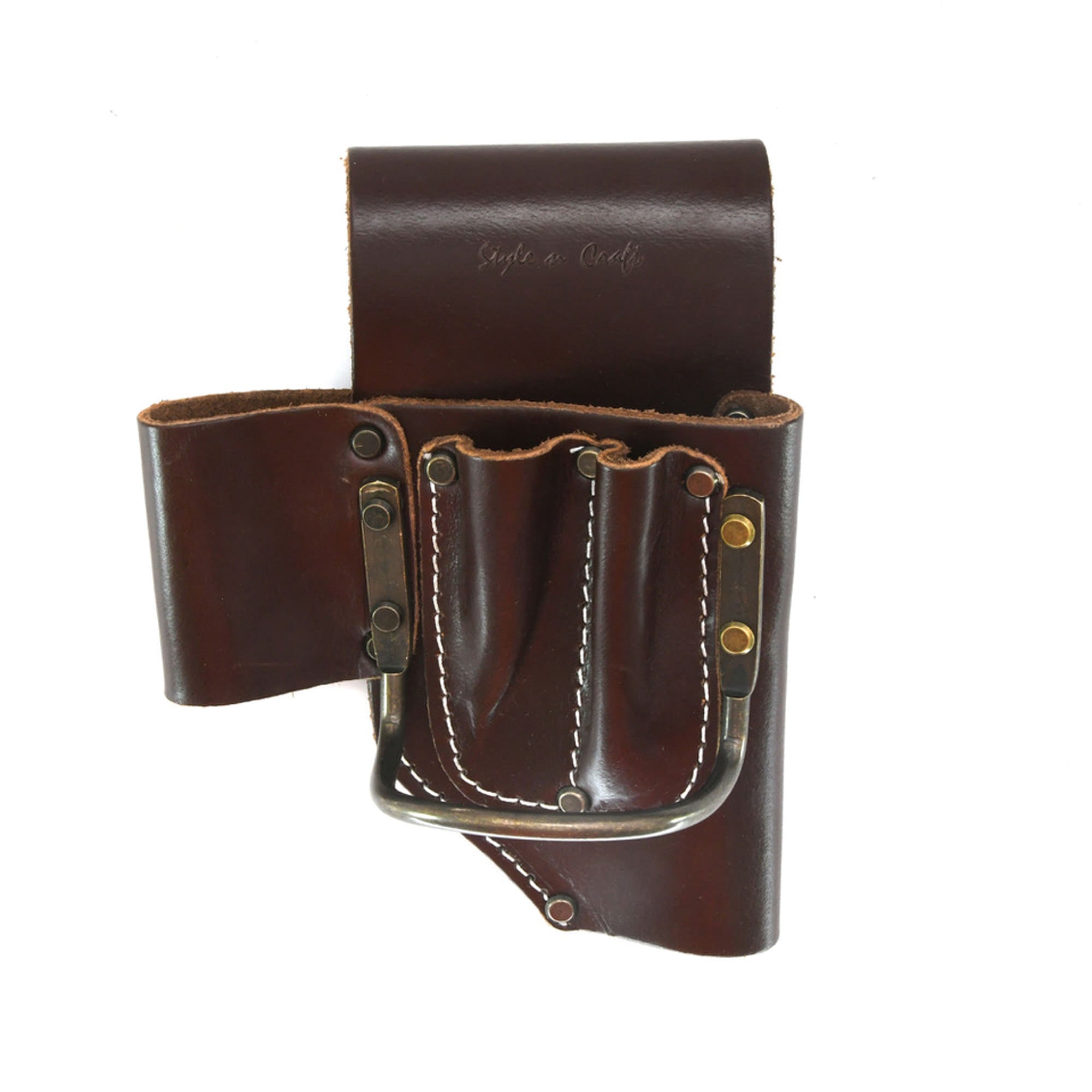 Midwest Saddlery Leather Pliers Pouch – Small, Holds 4-5" Pliers & 4" Adjustable